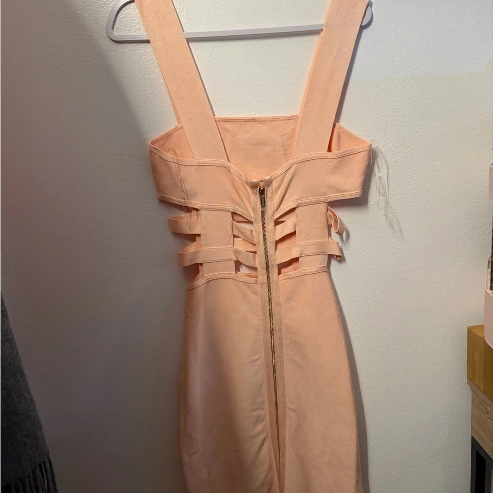 House of CB Peach Bandage Maxi Dress - Picture 3 of 3